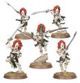 The long-awaited plastic Banshees. Proof of what GW can do once they get off their asses. Note that these use the new 28.5mm bases, not 25mm.