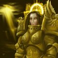 Not actually the God-Emperor; besides it is Heresy to believe that The Immortal God Emperor looks like Cher. *BLAM* HERESY!, no make that extra Hersey