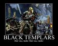 The life of a Black Templar.