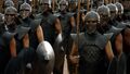 The aforementioned Unsullied as they appeared in Game of Thrones