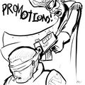 Imperial Guard Promotion policy, you either get promoted or Blammed, no exceptions.