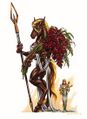 Before you get your fur-smiting staff, remember that she's 15ft tall, CR 24, and ready to literally stomp your ass into the grass. She also likes flowers.