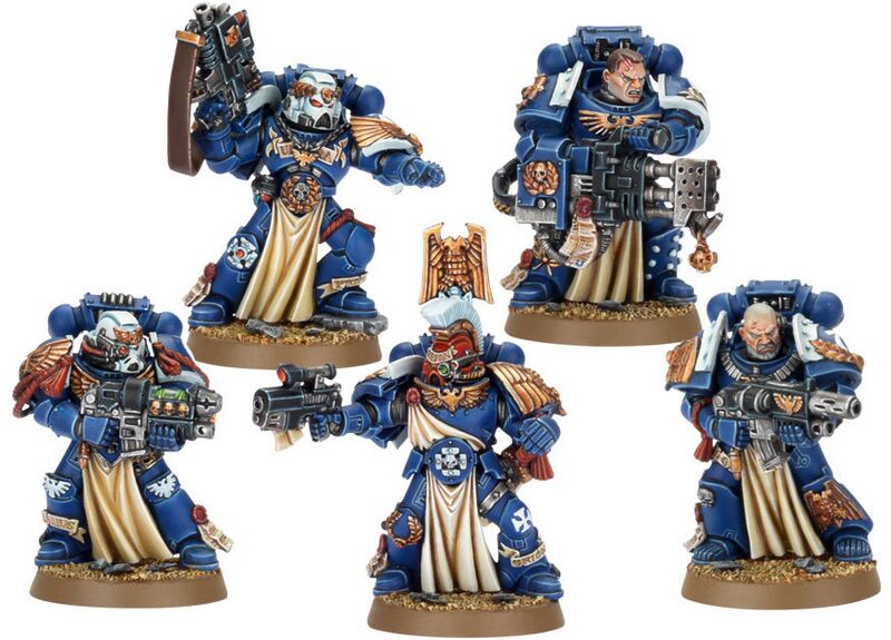Sternguard Veteran Squad Warhammer 40K – 16 Coprispalle Per Space Marines Primaris. Nuovi, Da Assemblare E Dipingere.