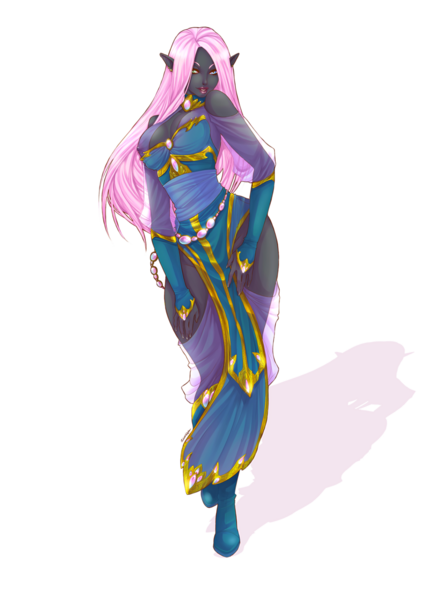 File:1024px-Pink Haired Drow.png