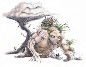 Air elemental Earth elemental MM 2e.png