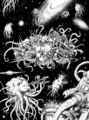 The original, showing Azathoth alongside his court of braindead musicians.