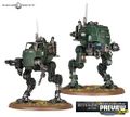 A Scout and Armored Sentinel from the Cadia Stands boxset