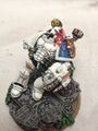 A Celestial Lion Apothecary falling victim to an "Ork Sniper".