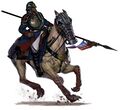 And here's an example of a mutated horse thing that the Death Korps of Krieg mount.