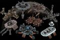 Modular space station kit. These are only examples, the kit can be built however you please.