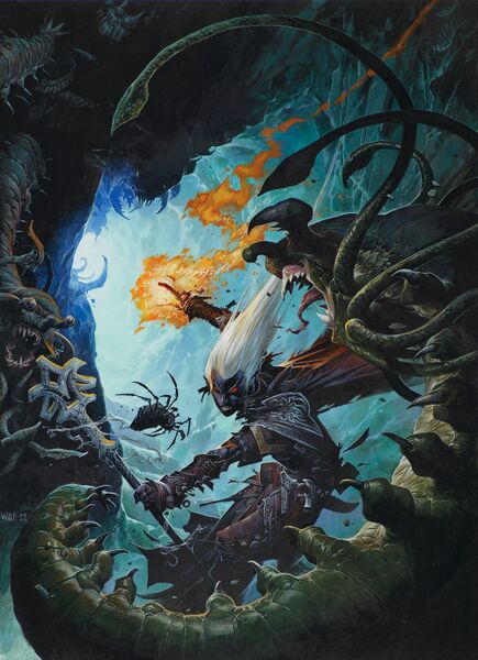 File:Drow Adventurer vs Carrion Crawlers.jpg