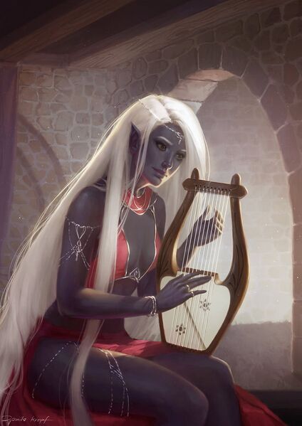 File:Drow Harpist.jpg