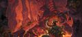 Yes, that is Elminster in Hell, punching devils like Doomguy