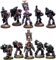 Emperor's Children(Heresy-era) Actually a Heavy Support squad, but close enough.