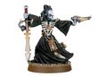 A 3rd edition Warlock with a Witchblade and Shuriken Pistol.