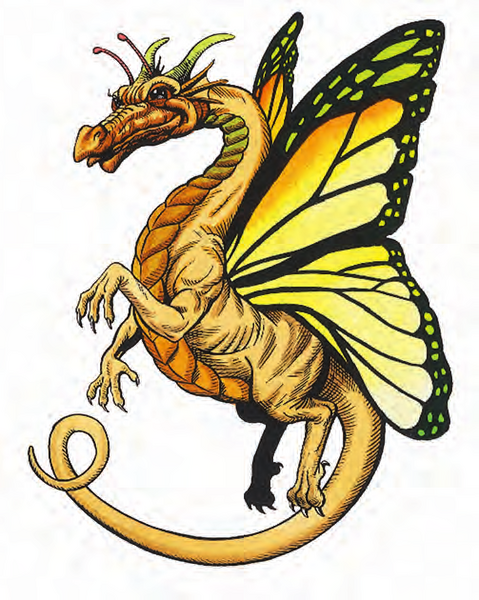 File:Faerie dragon MM 2e.png