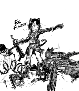 Felinid Imperial Guard Krieger Girl.png