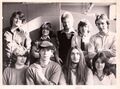 Rick circa 1982, bottom row and second from the right. That's right, he was sporting the full Jesus.