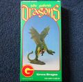 A 1990 Grenadier kit of a Green Dragon by Julie Guthrie. Notice how her name is shown with precedence over the company name.