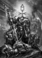 The original artwork for the primaris model - with fucking artist credit (MG)