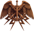 30k-Era Stylized Emblem. Notice the swords are spatha, not gladii.