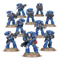 The default Intercessors in Ultramarine colours.