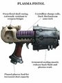 Khârn's plasma pistol.