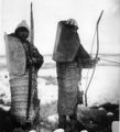 Koryak warriors wearing traditional lamellar armour