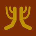 Sigil of the northern ruins, symbol from an ancient civilization, localization of the first experiment fields.