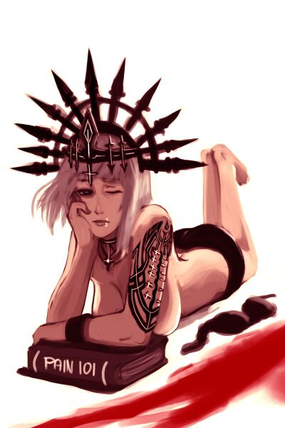 File:LadyOfPainTopless.jpg