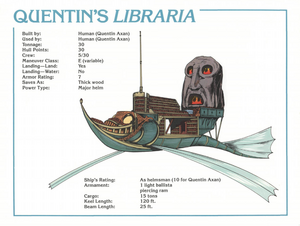 Legend of Spelljammer Quentin's Libraria stats.png