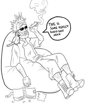 OldManHenderson&Jay Parrot.jpg