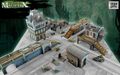 The Malifaux range for the cities themselves.