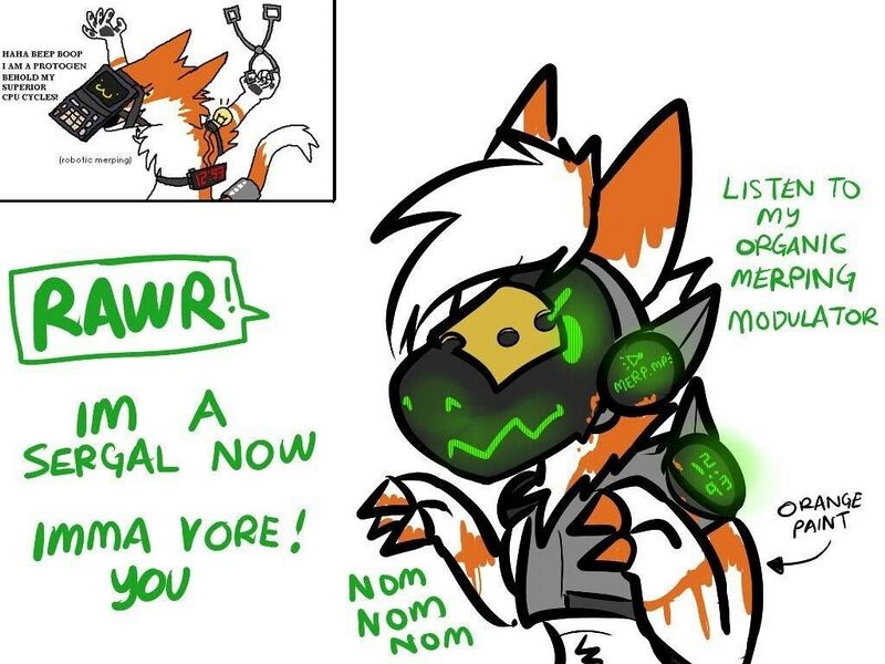 File:Protogen pretending to be a sergal.jpg