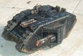 A Land Raider Redeemer, widely known for being one of the only things that can scare Tyranids.