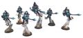 A squad of Shadow Spectres led by an Exarch.