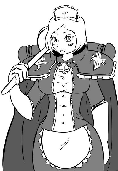 File:Sister of cleaning portrait with plunger.jpg