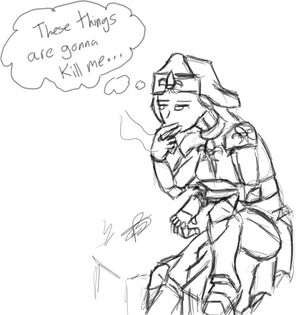 Tg hospitaller smoking by bloodcri-d3bcja4.jpg