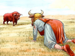 Yes, she is a cow. Heroquesting is a hell of a drug.