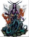 Her official 3e art from the Fiendish Codex 1.